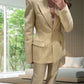 Classic Tailored Slim Waist Lapel Collared Pant Suit
