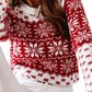 Cozy Knit Christmas Snowflake Sweaters in 4 Styles. Size up to 2X
