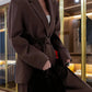 Classic Coco Single Breasted Tie Waist Power Suit