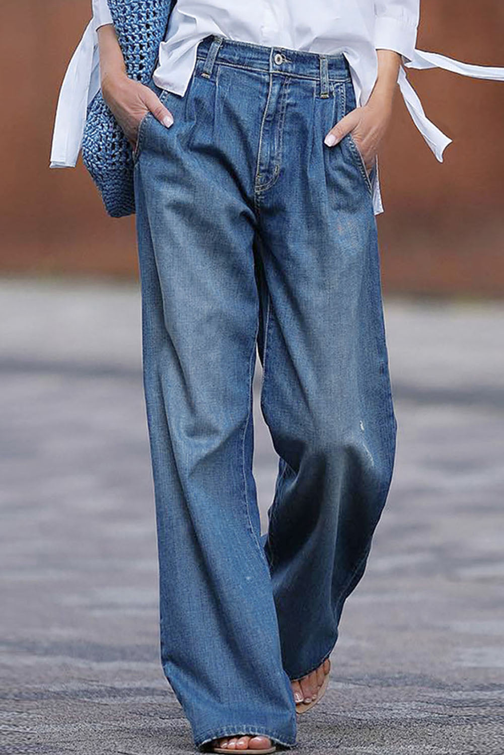 The Classic Slouchy Wide Leg Jeans