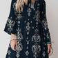 LaurenNichole Aura La'Vintage Floral Scallop Sleeve Mini Dress in 3 Colors  (S - 2X)