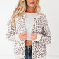 LaurenNichole Clàssic Khaki Leopard Knit Cardigan