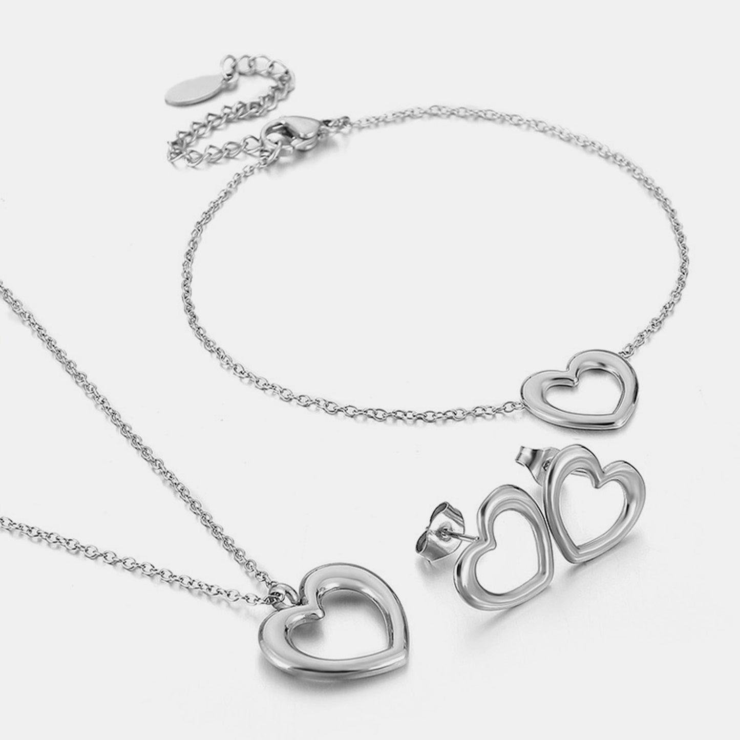 Classy Heart Jewelry Gift Set