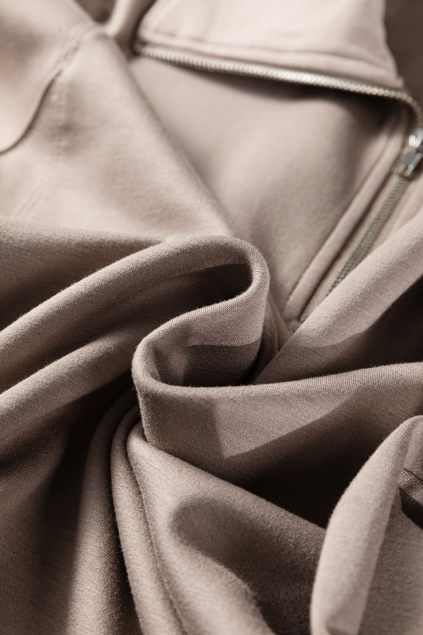 Polo Collared Zip-Up Fitted 2-Piece Daydream Sweatsuit — your polished cozy look from LaurenNichole