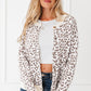 LaurenNichole Clàssic Khaki Leopard Knit Cardigan