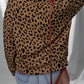 Cozy Daydream Brown Leopard Polo Zip Up Sweatshirt at LaurenNichole