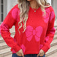 Chic Cozy Bow  Sweater in 4 Colors