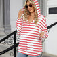 Comfy Oversized Stripe Boyfriend Hoodie (5 Colors)