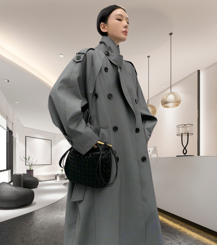 Luxurious Oversized Double Breasted Coat (S - 2X) in 2 Colors