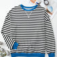 Comfy Oversized Stripe Sweatshirt in 2 Colors (S - 2X)