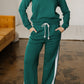 Varsity Green Oversized Comfy Sweatsuit