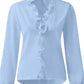 5 Elegant Ruffle V-Neck Blouse Shirt (S - 3X)