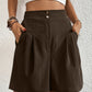 11 High Waist Classy Tailored Shorts with Pockets