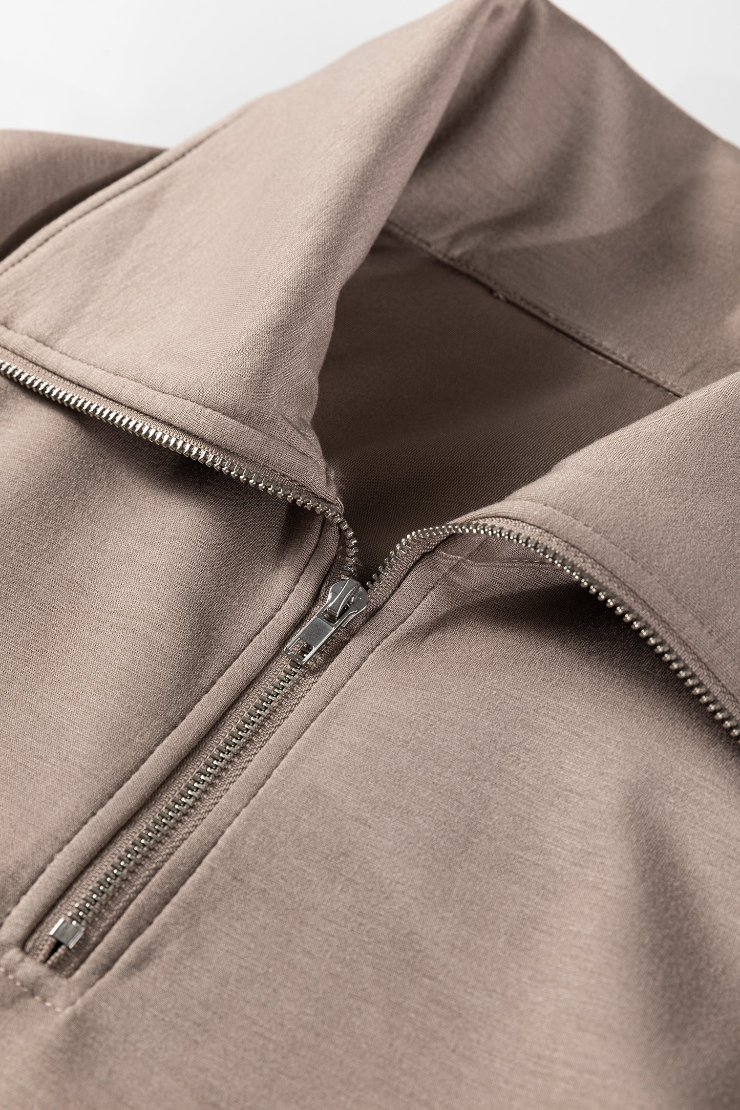 Polo Collared Zip-Up Fitted 2-Piece Daydream Sweatsuit — your polished cozy look from LaurenNichole