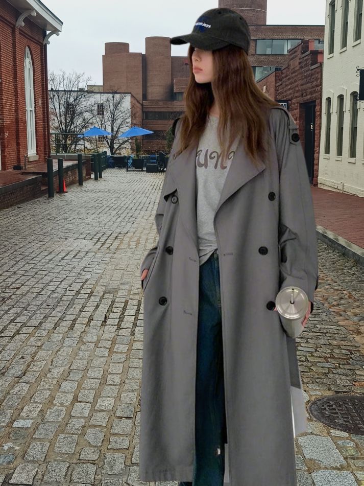 Luxurious Oversized Double Breasted Coat (S - 2X) in 2 Colors