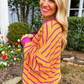 Comfy Colorblock Stripe Oversized Sweater in 4 Colors