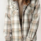 Chic Cozy Plaid Hoodie Sharpa Shacket