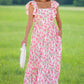 Elegant Floral Ruffled Summer Dress in 2 Colors (S - 2X)