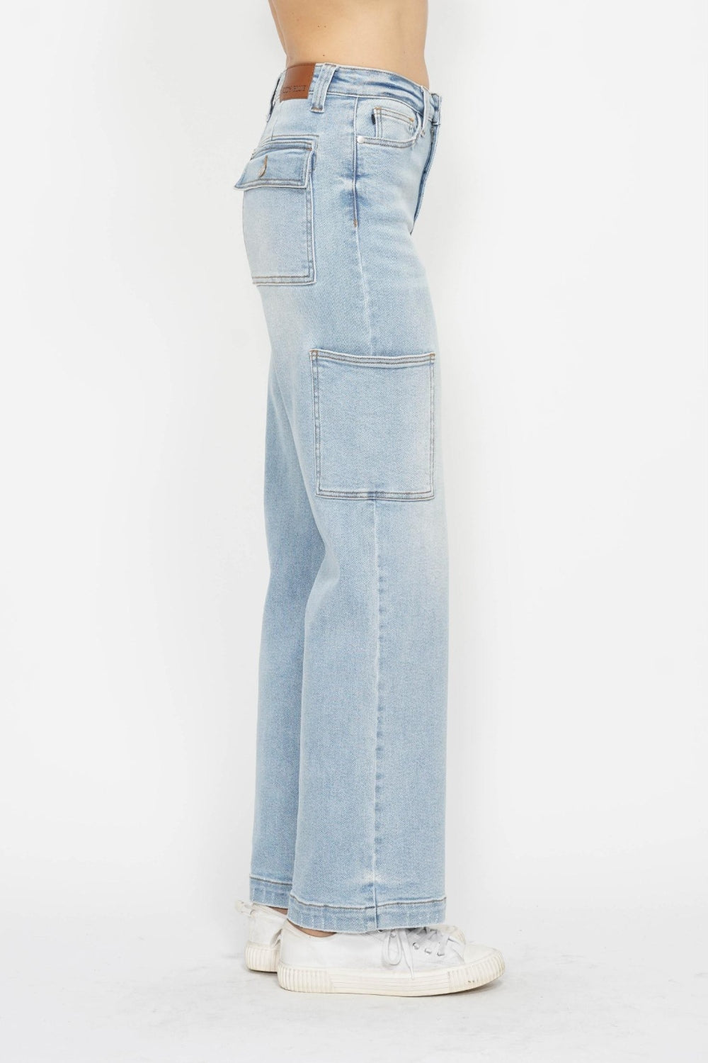 High Waist Straight Cargo Jeans (0 - 24W)