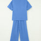 LaurenNichole Daydream Solid Oversized Tee &  Wide-Leg Pants Outfit — Pocketed Casual 2-Piece (3 Colors)