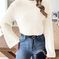 Classy Cropped Mock Neck Sweater in 3 Colors