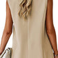 Elegant Single Breast Vest Blazer