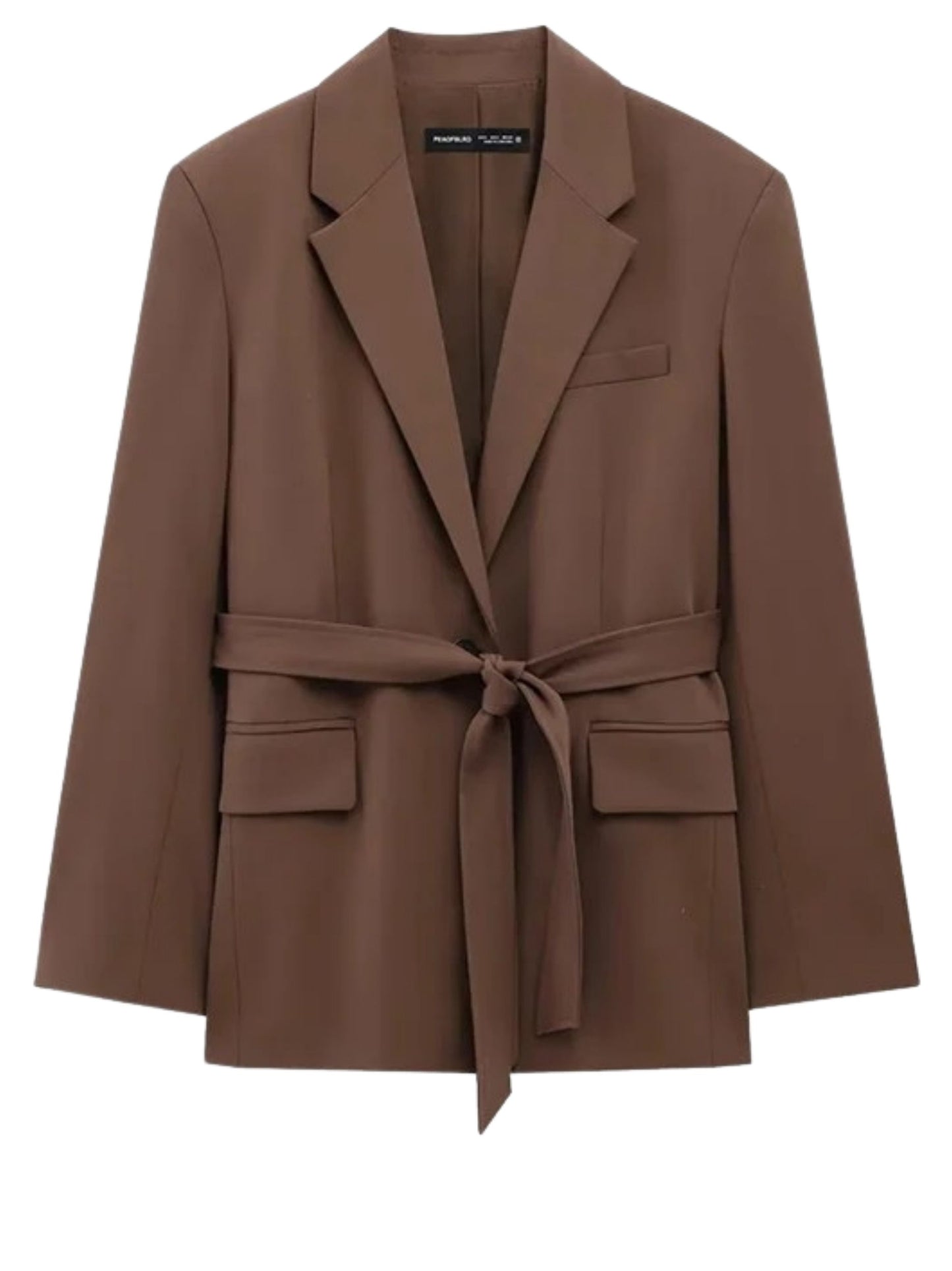 Classic Coco Single Breasted Tie Waist Power Suit