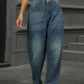 Classic Straight Jeans w/ Comfy Elastic Waist in 3 Colors