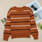 Cozy Knit Stripe Oversized Sweaters in 3 Colors