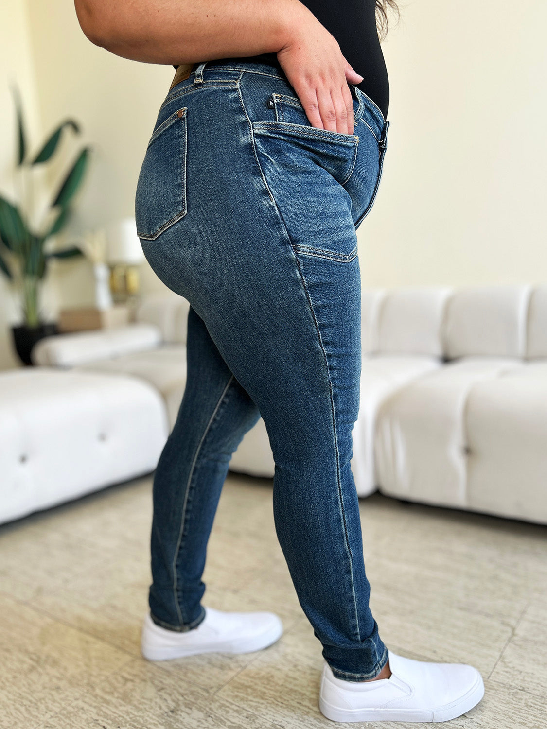Chic High Waist Skinny Jeans (0 - 24W)