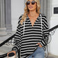 Comfy Oversized Stripe Boyfriend Hoodie (5 Colors)