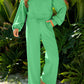 Comfy Ruffle Sleeve Wide Legged Sweatsuit Outfit in 3 Colors