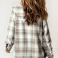 Chic Cozy Plaid Hoodie Sharpa Shacket