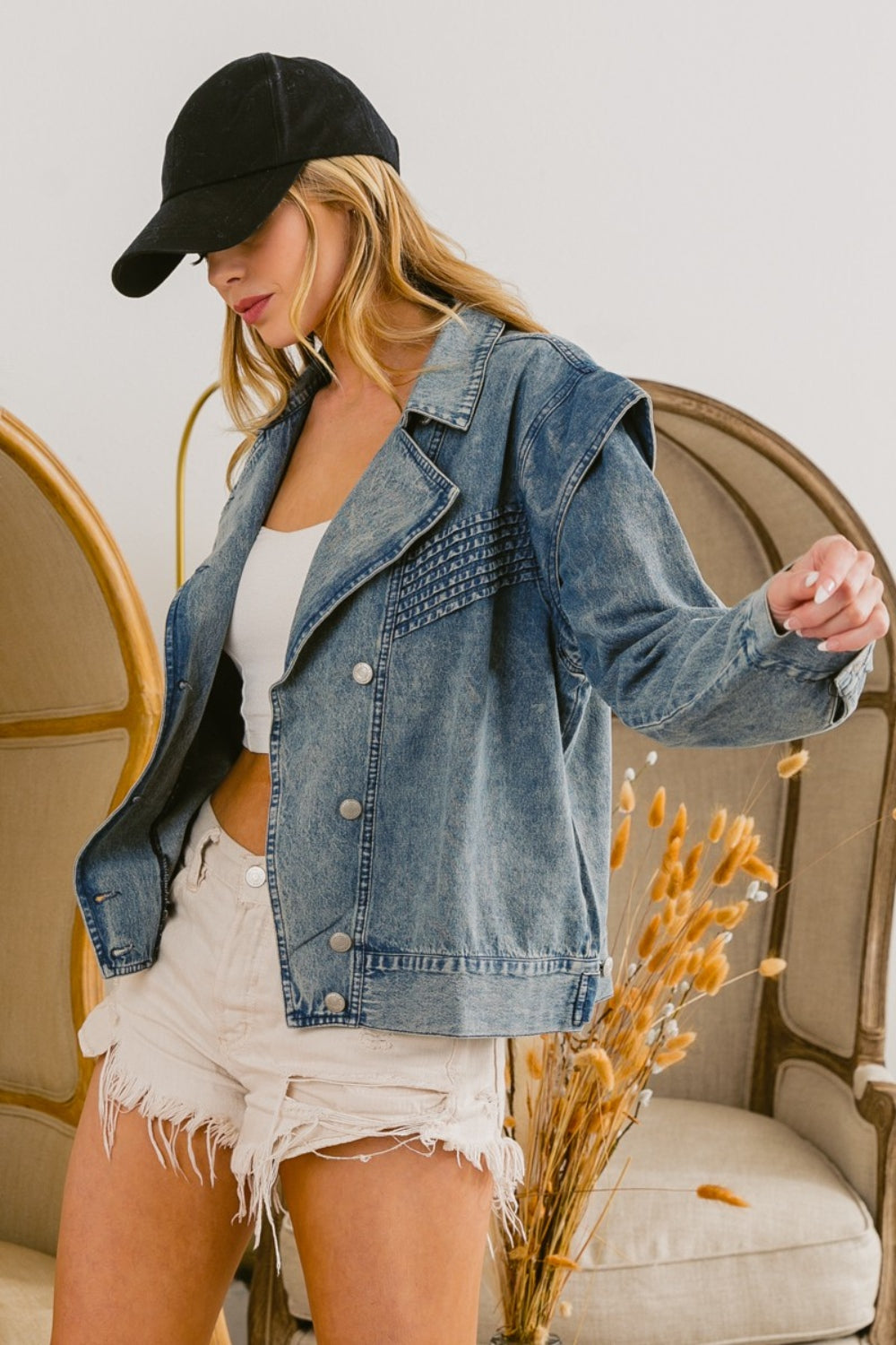 The Classic Rugged Retro Denim Jacket