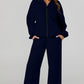 The Activepologie Comfy High Neck Zip-Up Jacket / Wide Legged Sweatsuit in 6 Colors (S - 2X)