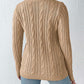 Classy Cable Knit Sweater in 4 Colors