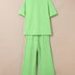 LaurenNichole Daydream Solid Oversized Tee &  Wide-Leg Pants Outfit — Pocketed Casual 2-Piece (3 Colors)