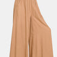 Elegant Tailored Linen Wide Leg Pants