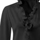 5 Elegant Ruffle V-Neck Blouse Shirt (S - 3X)