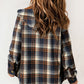 Chic Cozy Plaid Hoodie Sharpa Shacket