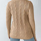 Cozy Cable Knit Sweater in 4 Colors