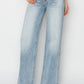 Washed High Rise Wide Leg Jeans (0 - 3X)