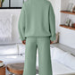 The Activepologie Comfy High Neck Zip-Up Jacket / Wide Legged Sweatsuit in 6 Colors (S - 2X)