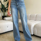 High Waist Wide Leg Jeans (0-24W)