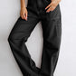 High-Waist Straight Cargo Pants