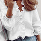 5 Elegant Ruffle V-Neck Blouse Shirt (S - 3X)