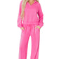 Cozy Activepologie Polo Sweatsuit with Tailored Sweatpants in 2 Colors