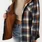 Chic Cozy Plaid Hoodie Sharpa Shacket