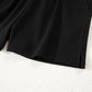 Activepologie Comfy Black Varsity Stripe Oversized Women's Sweatshirt & Shorts Outfit at LaurenNichole