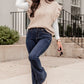 Classic Cable Knit Ruffle Sleeve Sweater Vest